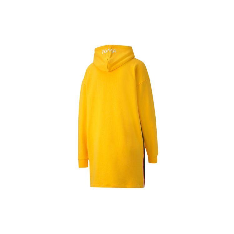 Puma X Randomevent Hooded Dress With Cartoon Pattern Women Dress Lemon-Yellow 59667085