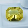 Flawless Yellow Sapphire 10.75 Ct Emerald Cut Natural Loose Gemstone