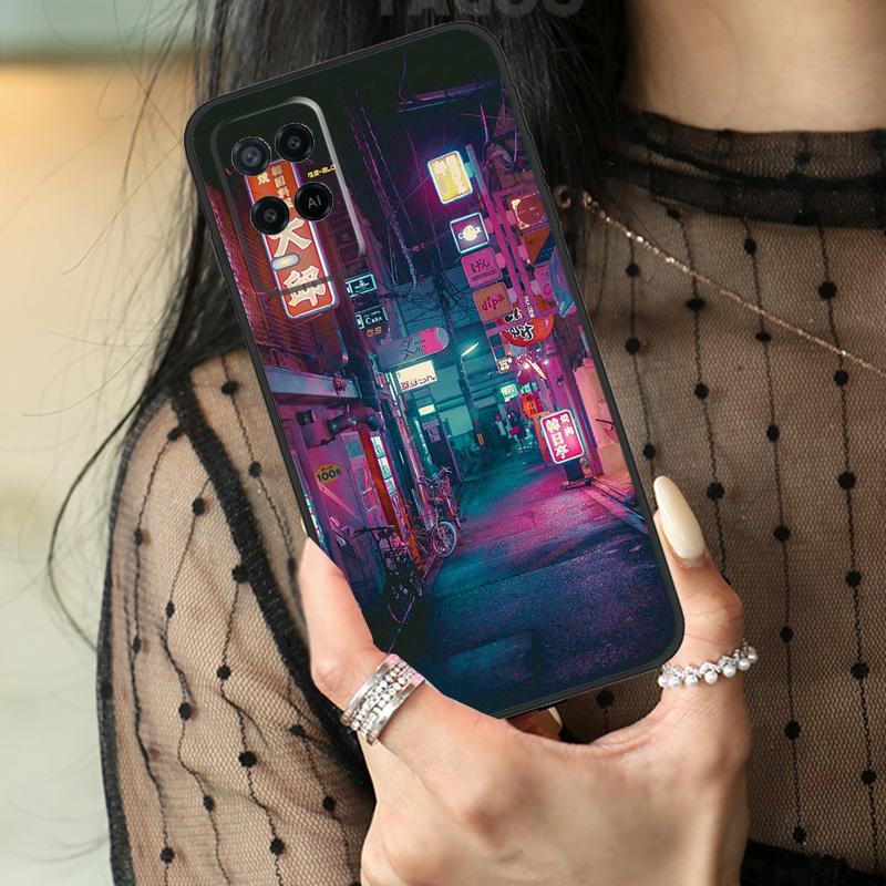 

Japanese Night City Aesthetic Case For Oppo A16 A76 A96 A17 A18 A60 A80 A40 A38 A58 A78 A98 A94 A74 A54 A15 A57 A77 A5 Pro OPPO A60 4G