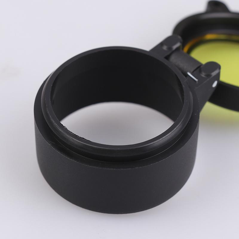 Rifle Scope Lens Cover Spring Up Quick Flip Openning Lens Dustproof Cover Telescope Cap For 36-64Mm Caliber Hunting Riflescopes