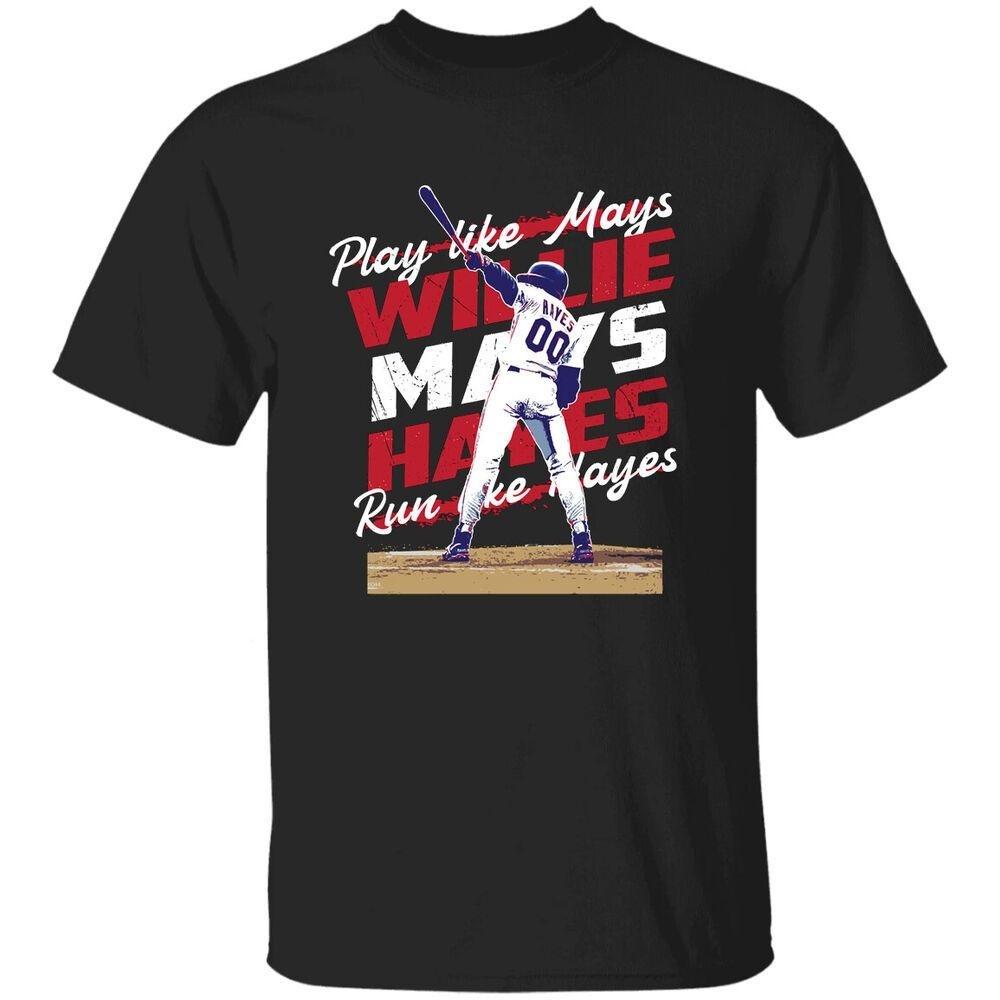 Футболка унисекс Willie Mays Hayes Cleveland Indians или унисекс S чёрный