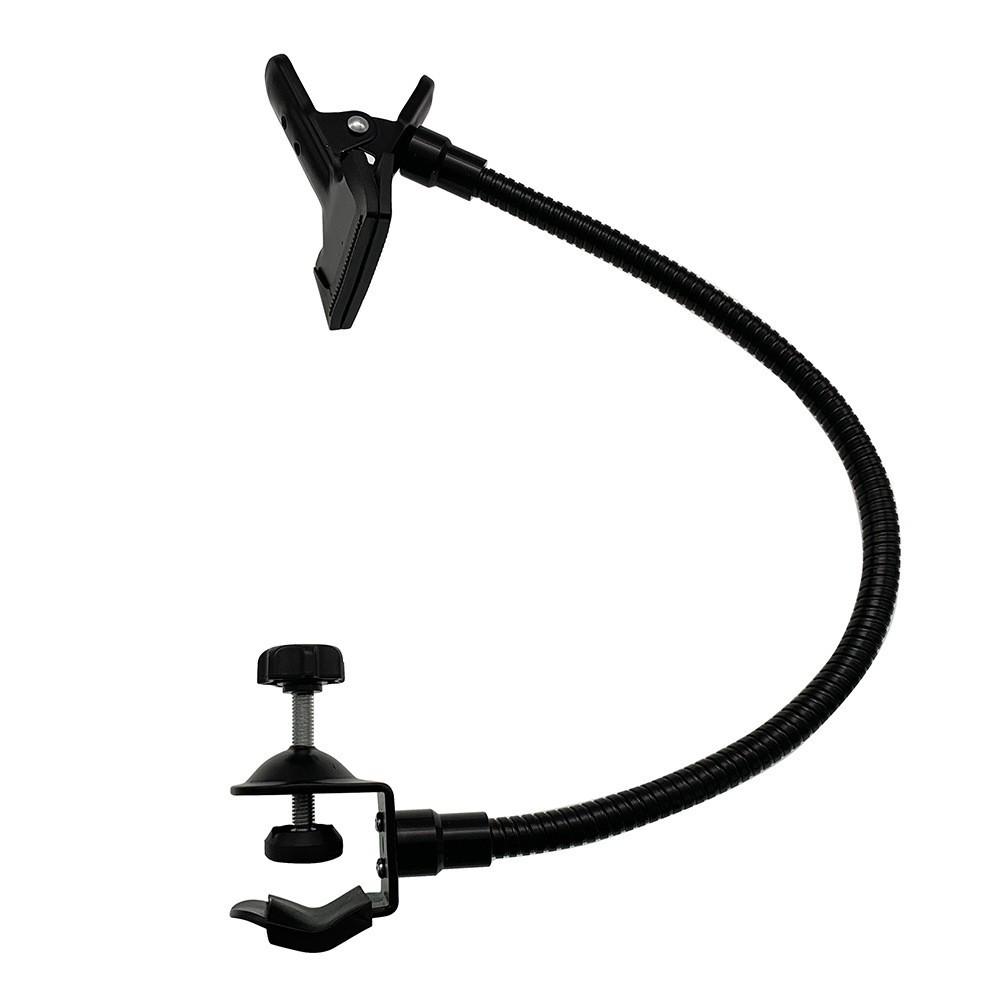 Double-Headed Metal Clip Flexible Desktop Light Stand & Background Holder