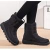 Women Boots 2025 Winter Shoes Woman Waterproof Snow Boots Winter Warm Fur Botas Mujer Korea Style Black Ankle Boots For Women