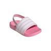 New Adidas Adilette Toddler Shoes Transparent Pink/Cloud White/Bliss Pink Infant And Toddler JR5326