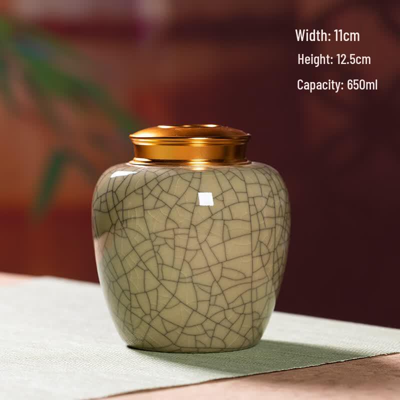 Handun Ceramic Tea Storage Jar