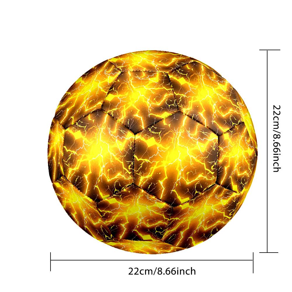 1pc Electric Energy Burst Size 5 Soccer Ball Professional Match Training Football Indoor &Outdoor Sports Ball Lightweight Durable c6530