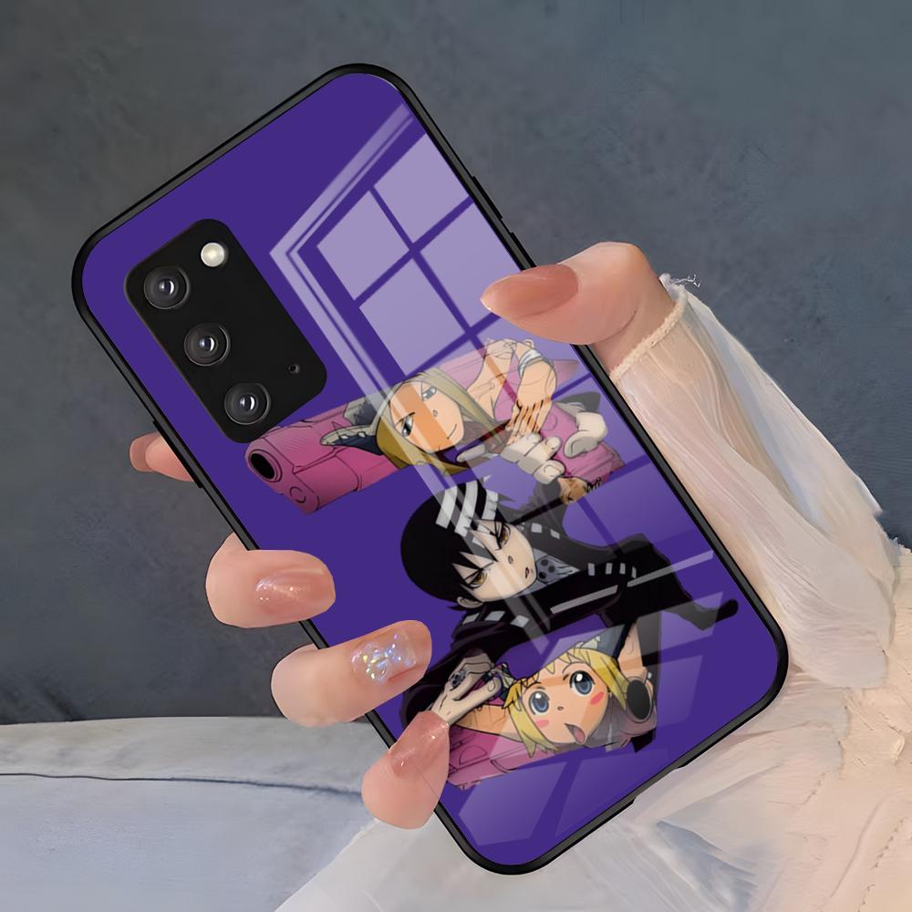 Cool Fashion S-Soul Eater Phone Case For Samsung A25 A13 A33 5G A54 A36 A35 A56 A52 A14 Shockproof Glass Cover