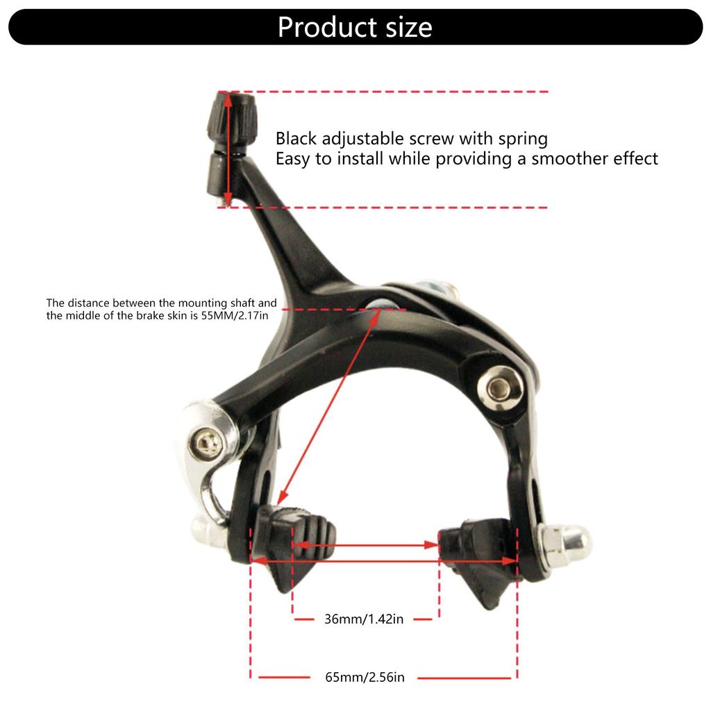 Bicycles Brake Levers Set for Mountain Bicycles Bicycles Rear and Front Brakes Set Bicycles Brake C Brake Caliper Set