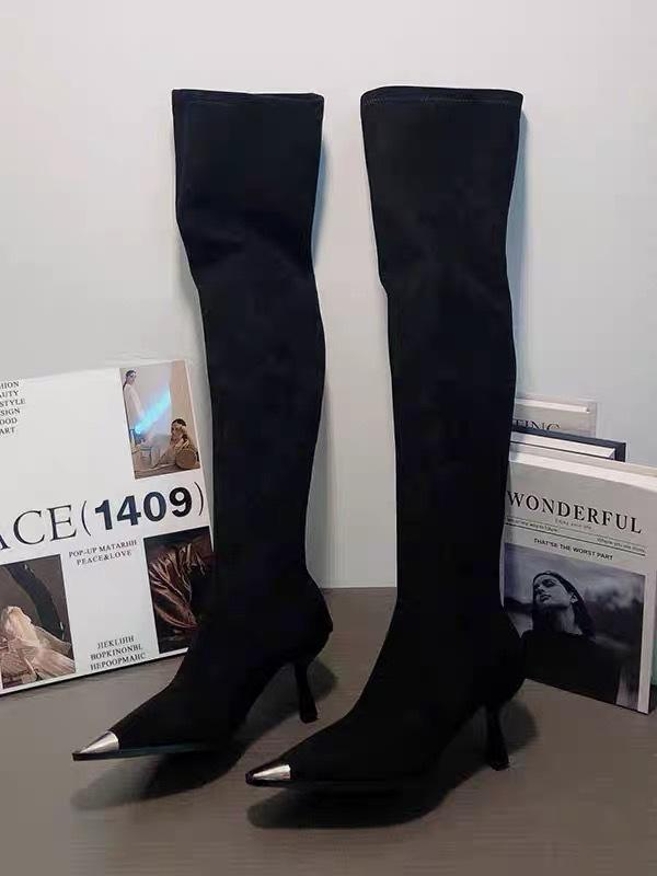 

2025 осень и зима новые французские высокие каблуки на платформе длинные рыцарские женские сапоги ретро тонкие сапоги облегающие сапоги выше колена 39 чёрный