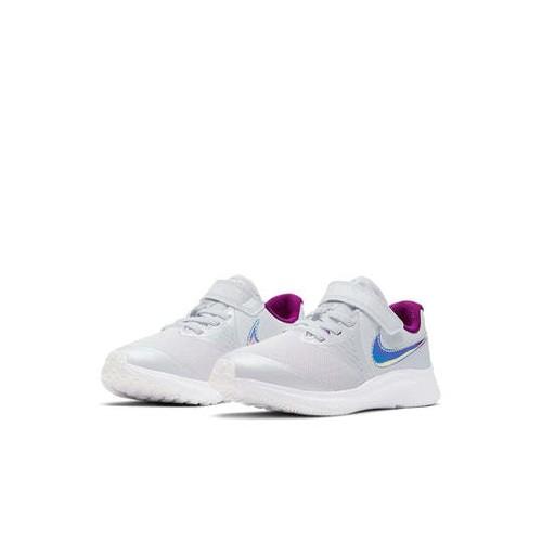 

Nike Star Runner 2 Power PS Pure Platinum Iridescent Swoosh DD5889-001 EU 29.5 платиновий/Чистий
