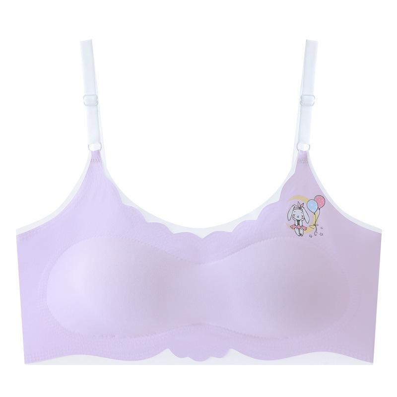 Girls' underwear seamless development period girls' bra junior high school underwear skin-friendly breathable girls' vest-year-old