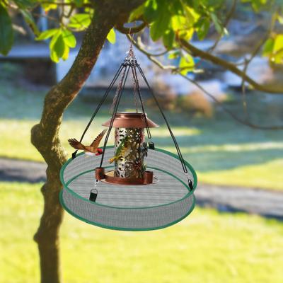 1/2Pcs Birds Feeding Network Mesh Trap for Hanging Birds Feeder Durable Birdseed Hoop Birds Feeding Platform Accessories