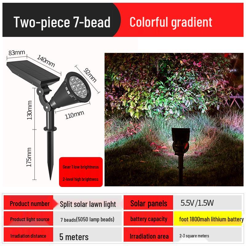 Super Bright Waterproof Outdoor Solar Spotlight for Garden and Home