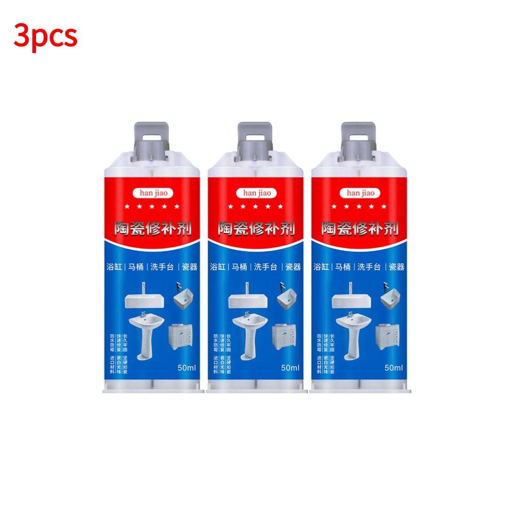 Tile Ceramic Glaze Repair Paste Fix Tub Chips Sink Cracks With Super Adhesion For Porcelain Ceramic Enamel Repair Paste Adhesive