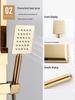 All-Copper Thermostatic Shower Faucet Set with Rain Shower Head