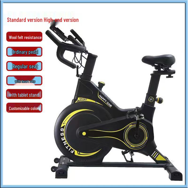 Magnetic Control Silent Spin Bike - Indoor Exercise Bicycle for Home Gym