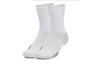 Under Armour Playmaker Crew Socks Unisex White 1376229-100