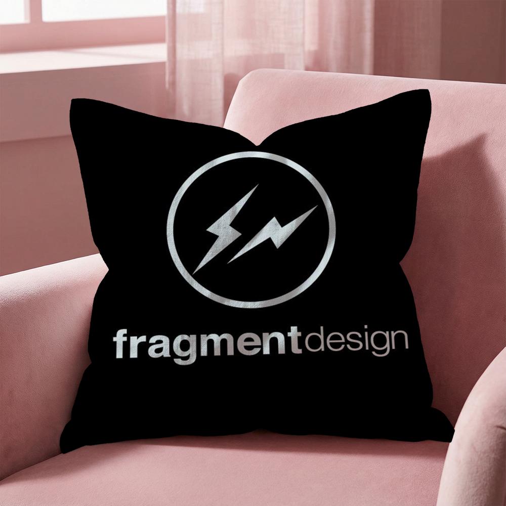 Lightning F-Fragment Design Cushion Cover Multi-Scene Pillow Cover for Home & Car - Reversible, Soft & Durable for Daily Use