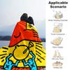 1pc Blanket Keith Haring Ascending2 Print Design, Lightweight Blanket for Sofa, Bed- Soft &Warm, Gift for All Seasons like Christmas, Halloween
