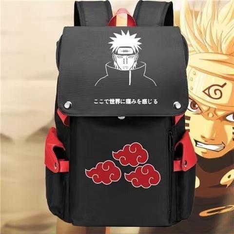 Naruto Hinman Student School Bag Harajuku Surrounding Large Capacity Anime Computer Bag Campus Backpack