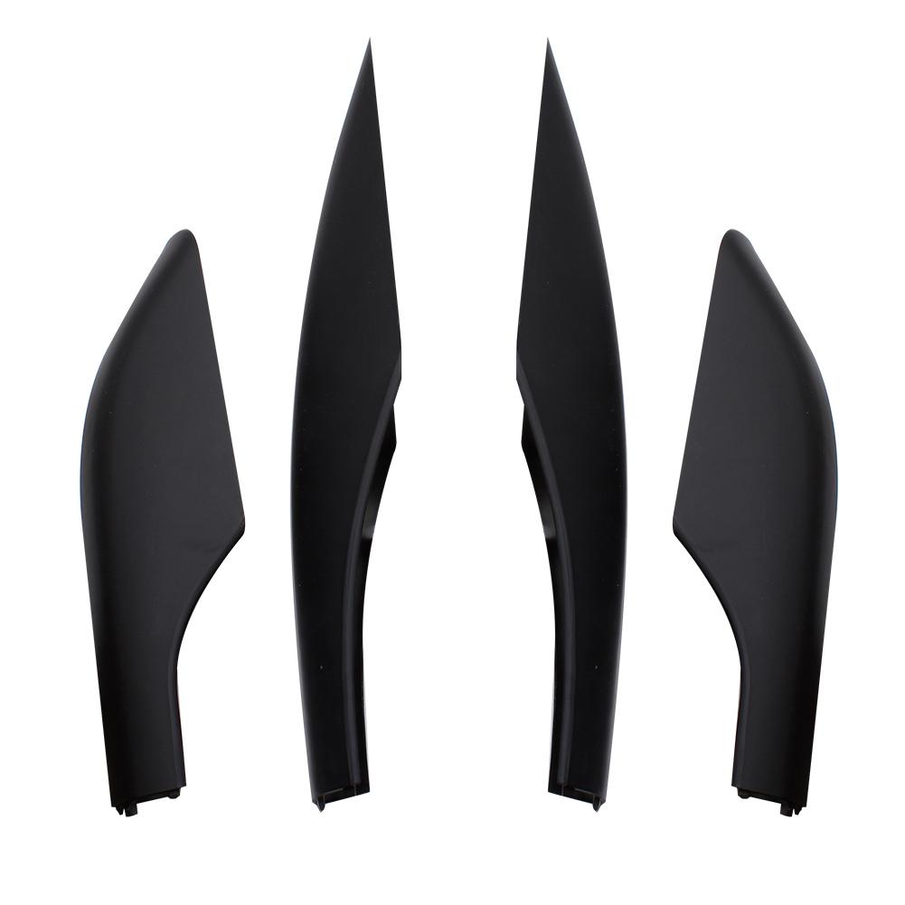 Αντικατάσταση αξεσουάρ αυτοκινήτου Rack Bar Rail End Cover Shell Cap 4Pcs For Toyota Fortuner AN50 AN60 Hilux SW4 2004 -2013 2014 2015