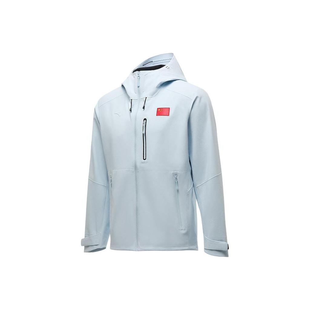 Anta Versatile Hooded Zipper Casual Sports Soft Shell Windproof Breathable Wear-Resistant Waterproof Jacket Women Jacket 462540106-1