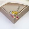 Elegant Women's Brooch: Versatile Bow & Insect Flower Design with Anti-Exposure Feature