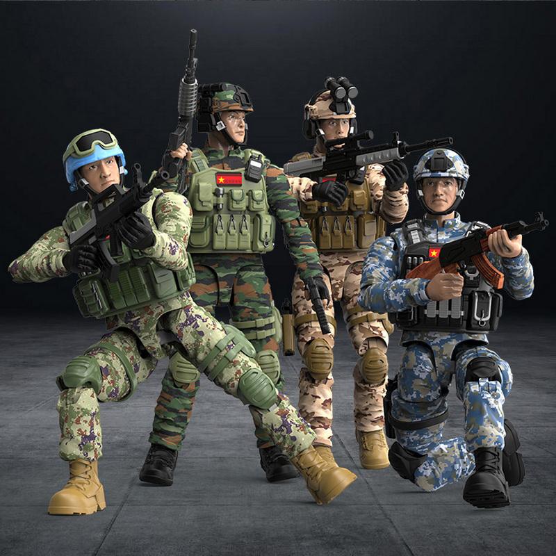 Special Forces Model Toy Soldiers With Removable Joints Action Figure Set Home Ornament Birthday Gift For Kids