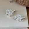 Star Print Flower Hairpins Pearl Vintage Side Clip Fashion Flower Hair Clips  Hair Accessories