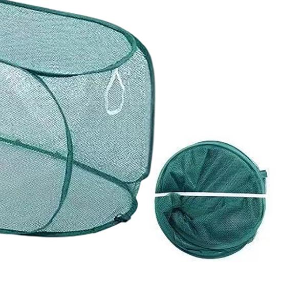 Pop-up Plant Cover Mesh Outdoor Plant Protector Insect Barrier Netting Foldable Crop Cage Raised Bed Cover for Vegetable Fruit Seedlings Garden Rows