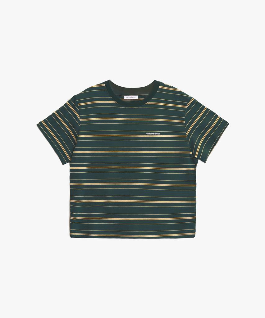 PINK PINEAPPLE Ppa Multi-Stripe T-Shirt_Green