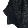Y's Linen Blend Mesh Short Sleeve Acrylic Knit Cardigan 2 Black Men's Used