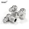 Nickel-Plated 90-Degree M10x1 Grease Nipples, 20-Pack