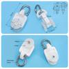 Smooth Curtain Runners General Smart Curtain Ring for Hook Electirc Curtain Track Automatic Curtain Jialisi Rail Accessories