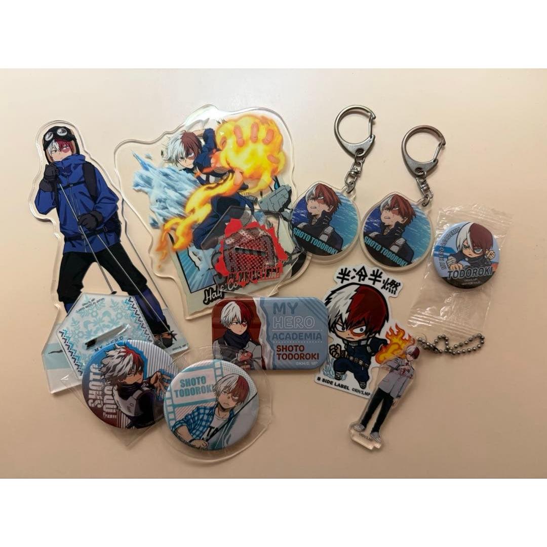 Used My Hero Academia Shouto Todoroki Goods Set