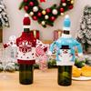 Knitted Bottle Cover Christmas Snowman Designs Champagne Decoration Practical Protective Sleeve For Wine And Gifts