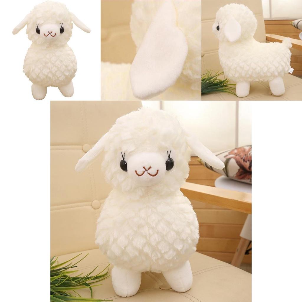 Cute Short Plush Sheep Doll Perfect Gift For Children's Birthday