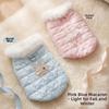 Button Style Sweet Bear Pet Vest Quilted Cotton Pet Sweater Dog Thermal Jacket  Daily Wear