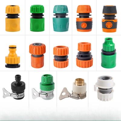 Tuyau d'arrosage de jardin Connecteur rapide ABS Embout 1/2" Double mâle Raccord de tuyau Adaptateur Joint Rallonge Ensemble Pour Tuyau Tube