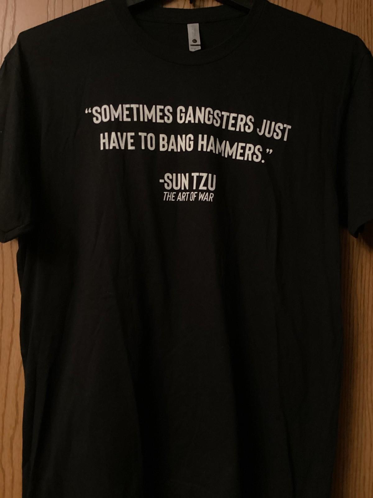 Sun Tzu - “The Art Of War” - Black Shirt Featuring Popular Quotation - XL L