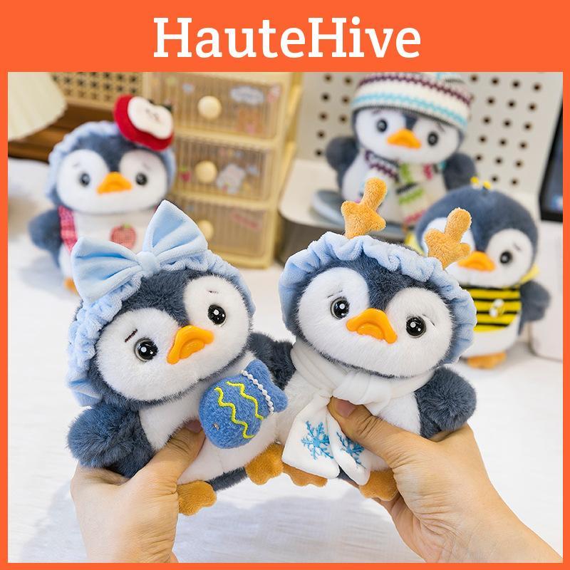 Plüschpinguin aus weichem Kurzflorstoff – ideales Geschenk für Kinder und Babys sowie zur Dekoration des Kinderzimmers.