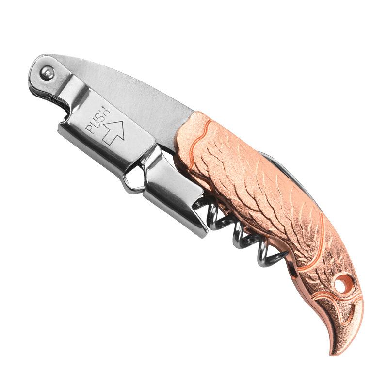Eagle Shaped Red Wine Bottle Opener Gold Wine Corkscrew Bar Can Openers Winery Red Bottle Opener Wedding Gift Red Wine Drill Bit