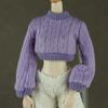 Handmade Doll Accessories Tops Mini Dressing Clothes New Doll Knitted Sweater  for 1/6 Doll