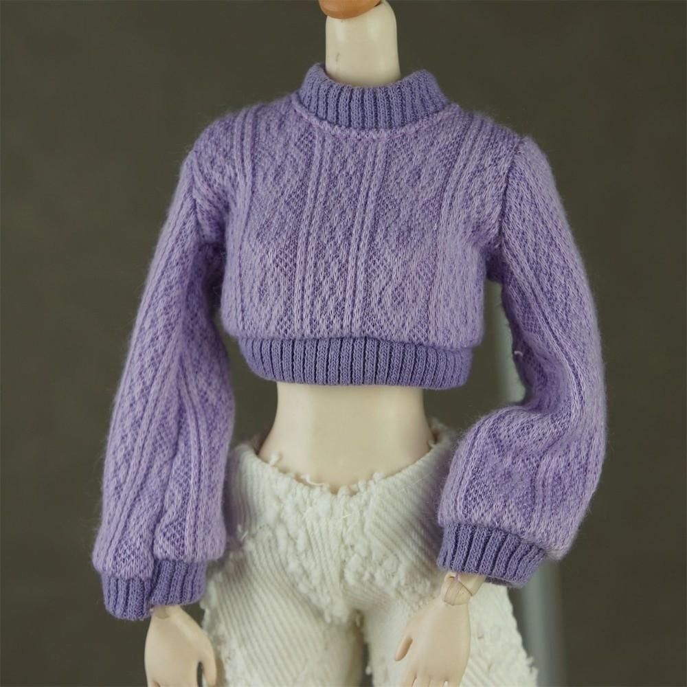 Handmade Doll Accessories Tops Mini Dressing Clothes New Doll Knitted Sweater for 1/6 Doll
