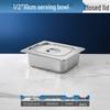 Stainless Steel Rectangular Food Portion Pan