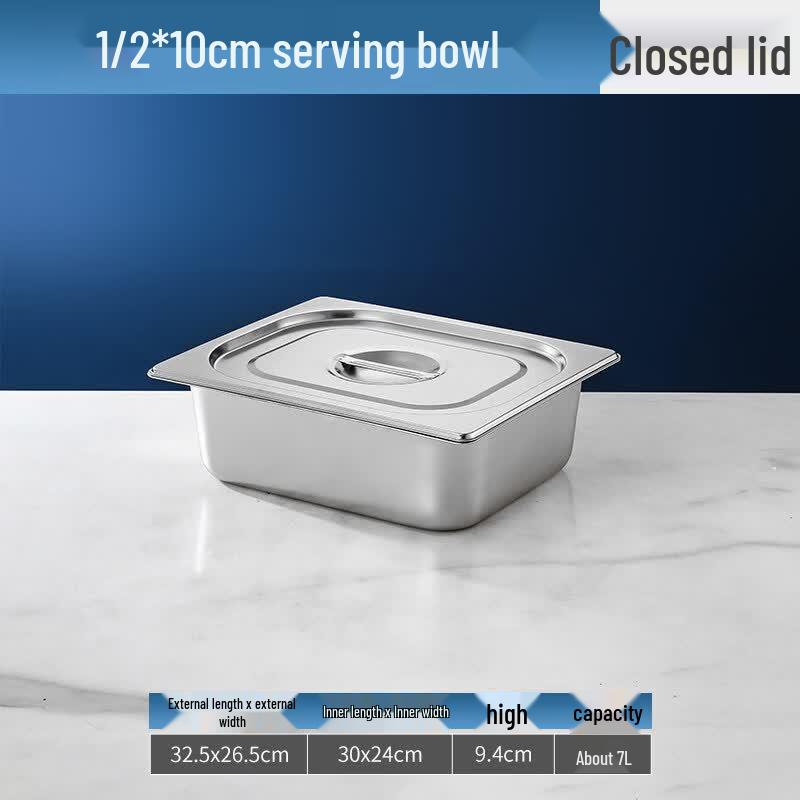 Stainless Steel Rectangular Food Portion Pan