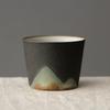 Vintage 60/65ML Tea Cup, Office Coffee Water Cup, Ceramic Hand-painted Mountain Shaped Cup, Exquisite Tea and Coffee