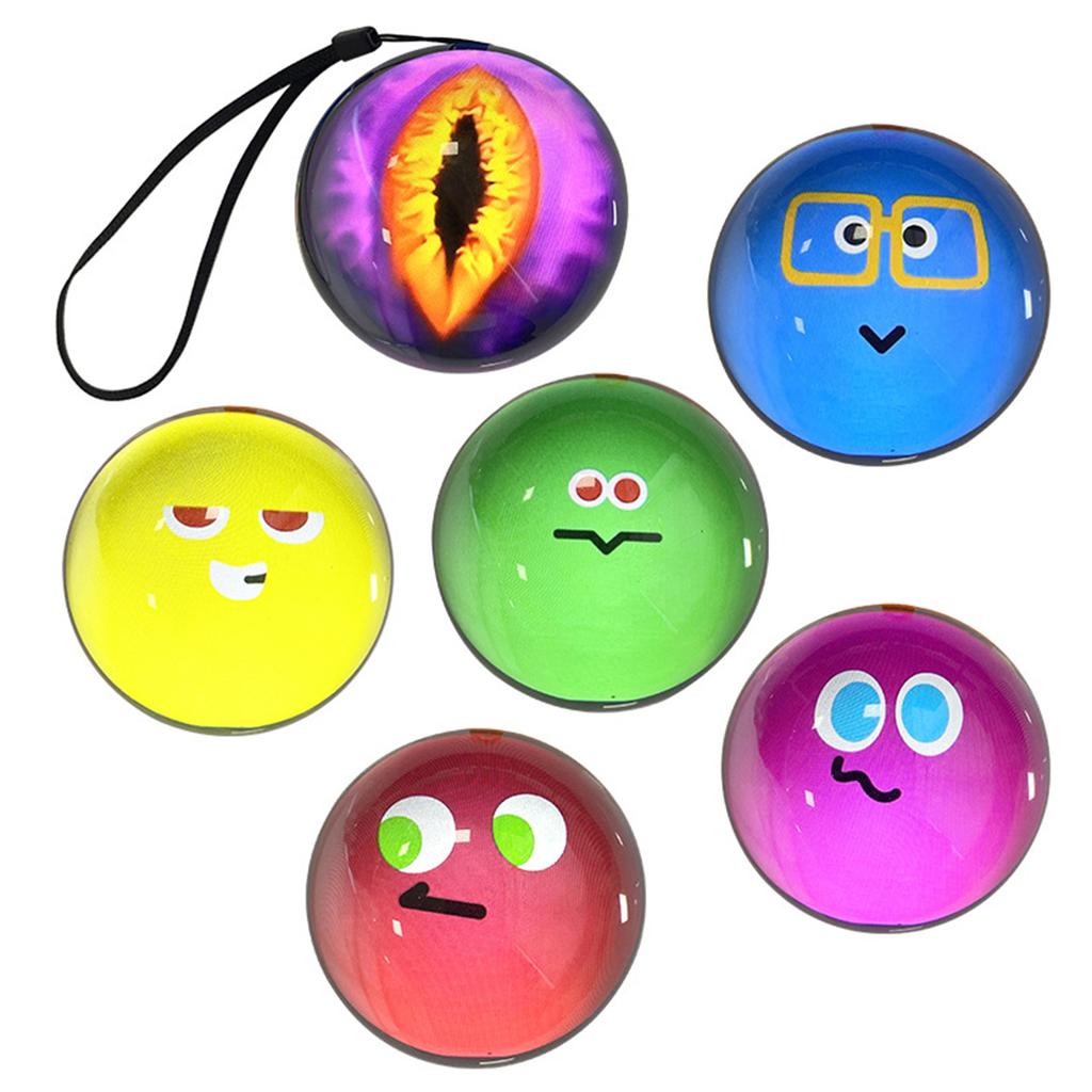 3D Video Crystal Ball with Stand Video Glass Ball with Black Base Memory Sphere Lamp Ideal Gift for Expecting Parents