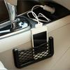 Practical Side Door Back Seat Storage Phone Holder Pocket Organizer Car Net Bag Black