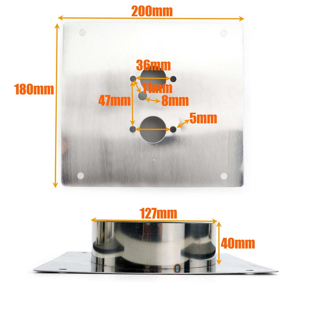 Air Diesel Heater Base Mounting Bracket Floor Plate Upgraded Black Silver For Eberspacher Webasto Propex Car Truck VAN